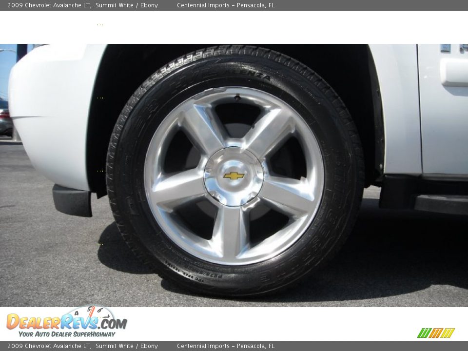 2009 Chevrolet Avalanche LT Summit White / Ebony Photo #12