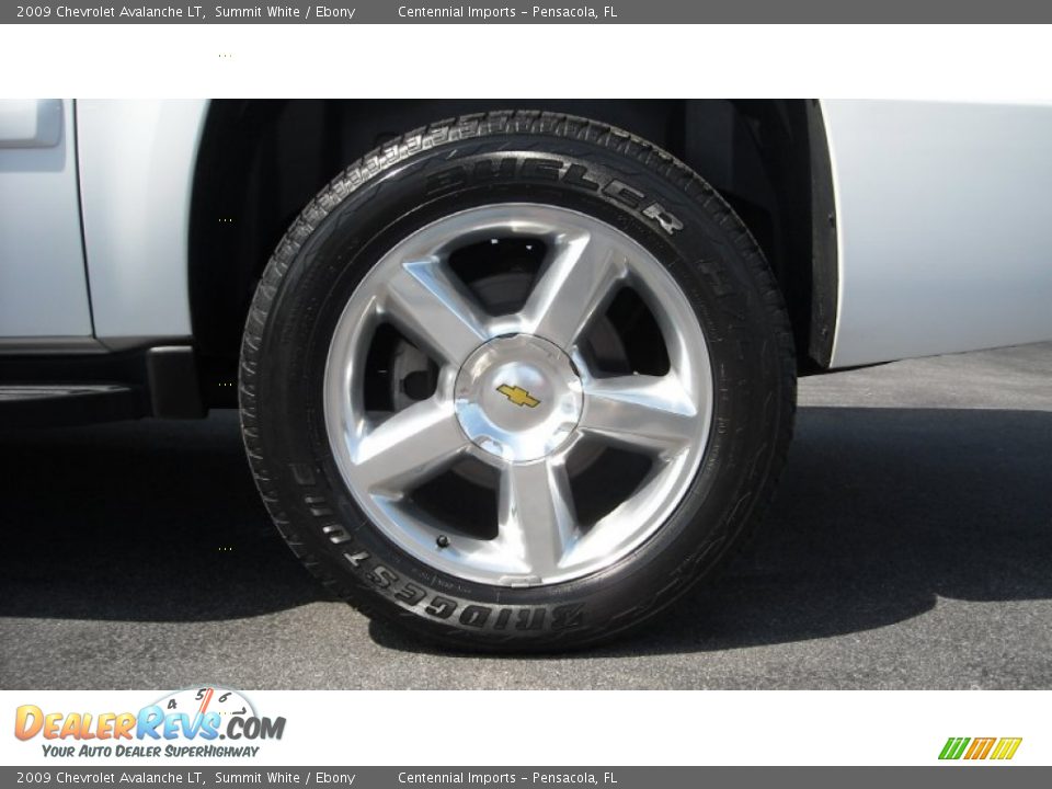 2009 Chevrolet Avalanche LT Summit White / Ebony Photo #13