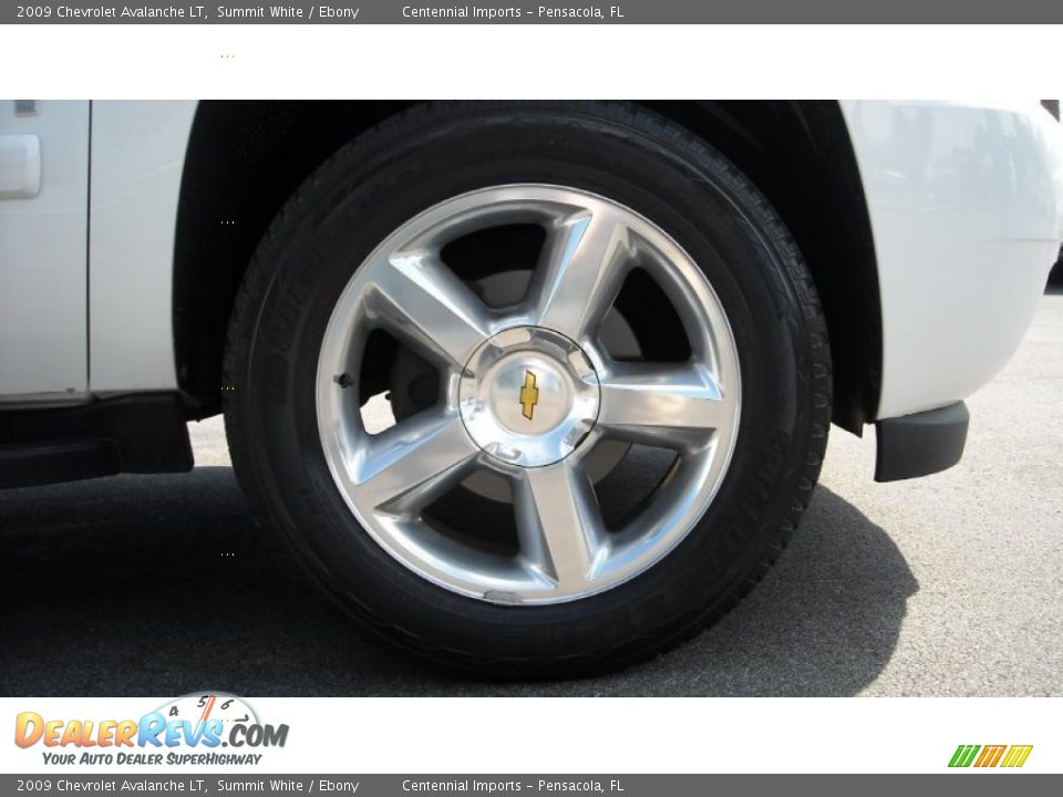 2009 Chevrolet Avalanche LT Summit White / Ebony Photo #15