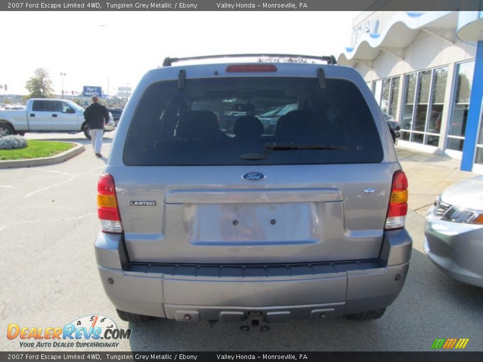 2007 Ford Escape Limited 4WD Tungsten Grey Metallic / Ebony Photo #4