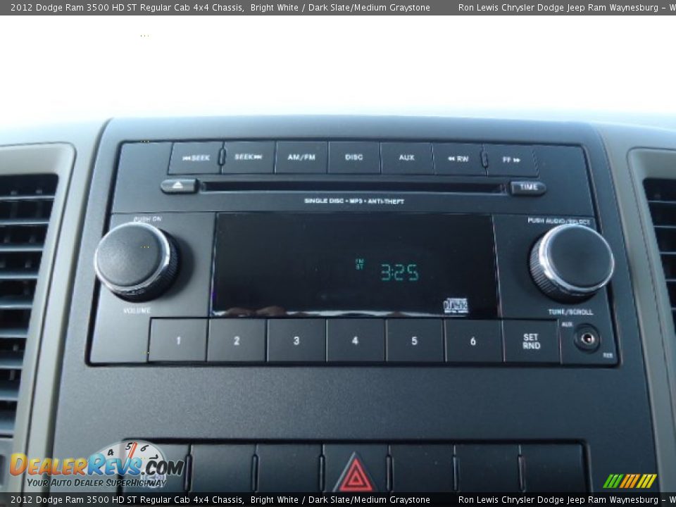 2012 Dodge Ram 3500 HD ST Regular Cab 4x4 Chassis Bright White / Dark Slate/Medium Graystone Photo #19