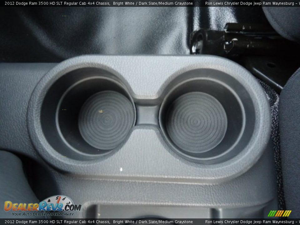 2012 Dodge Ram 3500 HD SLT Regular Cab 4x4 Chassis Bright White / Dark Slate/Medium Graystone Photo #18