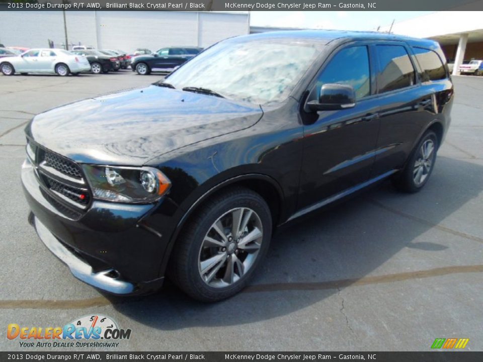 2013 Dodge Durango R/T AWD Brilliant Black Crystal Pearl / Black Photo #2