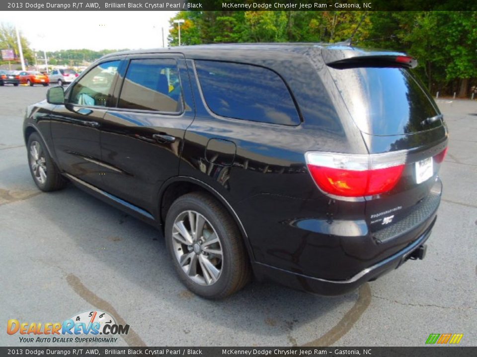 2013 Dodge Durango R/T AWD Brilliant Black Crystal Pearl / Black Photo #5