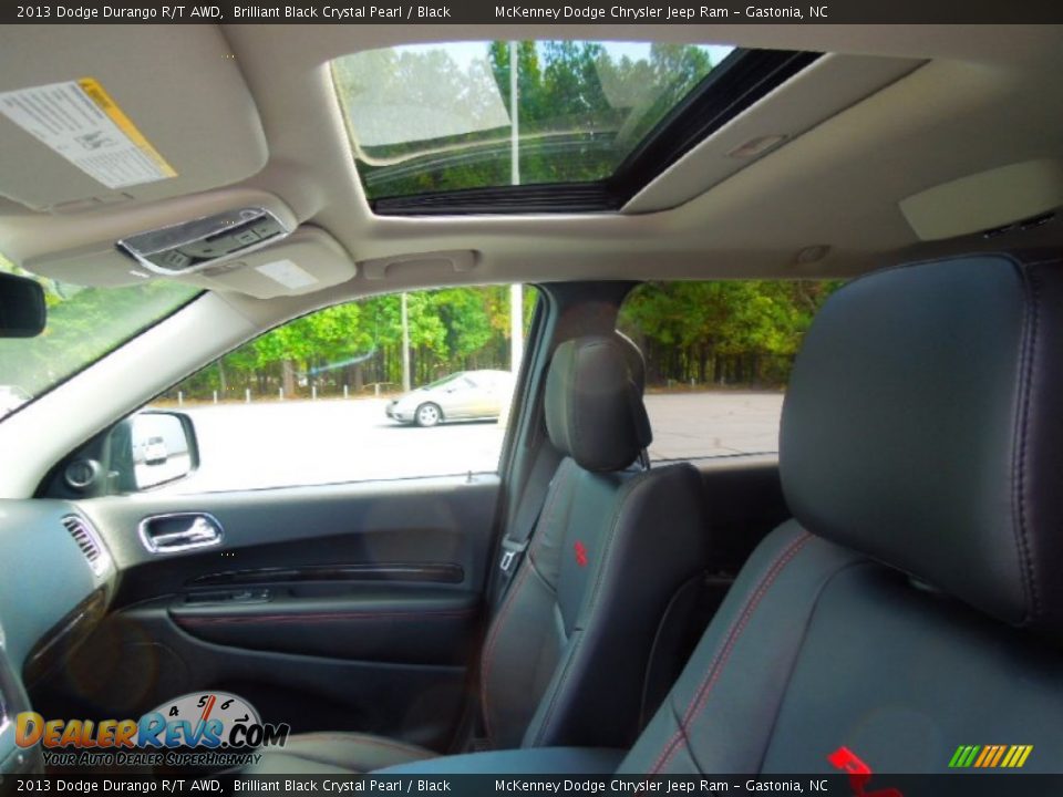 2013 Dodge Durango R/T AWD Brilliant Black Crystal Pearl / Black Photo #11