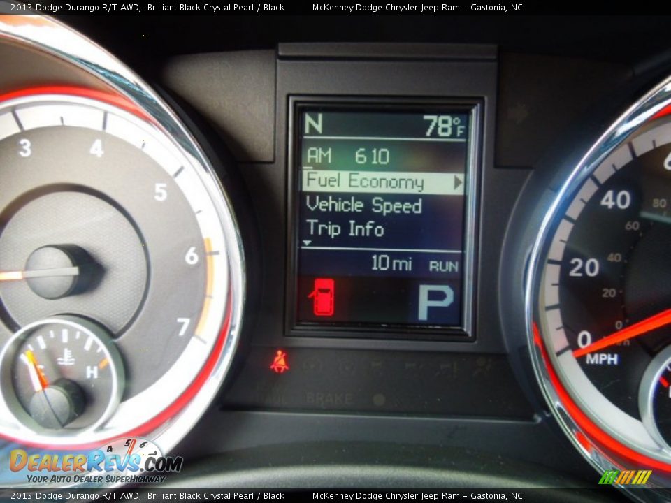 2013 Dodge Durango R/T AWD Brilliant Black Crystal Pearl / Black Photo #17