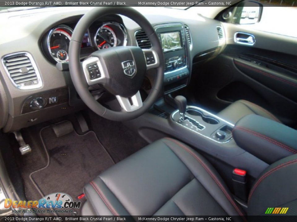 Black Interior - 2013 Dodge Durango R/T AWD Photo #30
