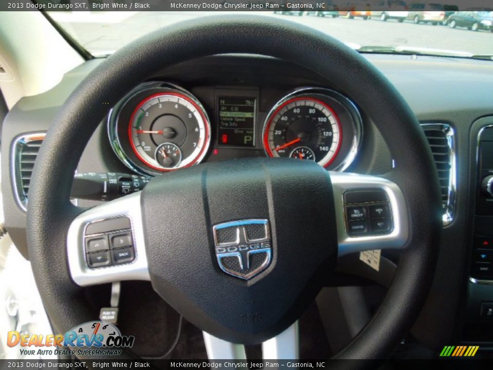 2013 Dodge Durango SXT Bright White / Black Photo #13