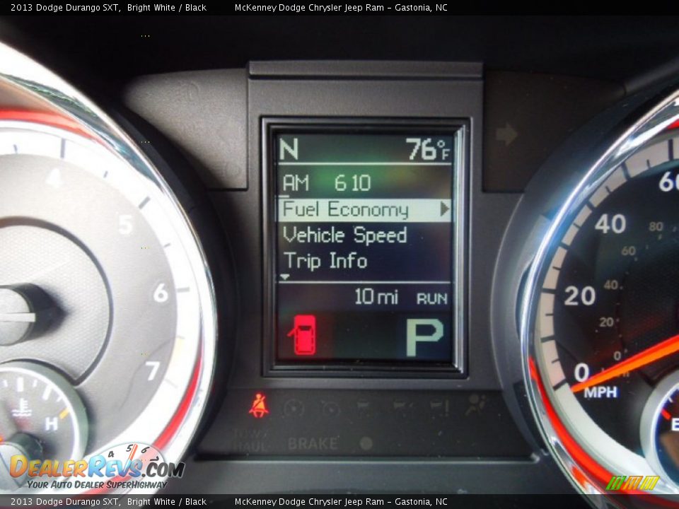2013 Dodge Durango SXT Bright White / Black Photo #14