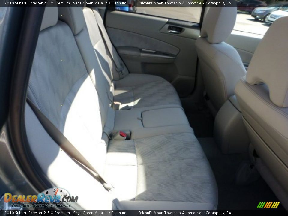 2010 Subaru Forester 2.5 X Premium Sage Green Metallic / Platinum Photo #13