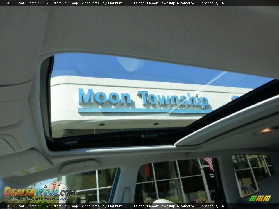2010 Subaru Forester 2.5 X Premium Sage Green Metallic / Platinum Photo #21