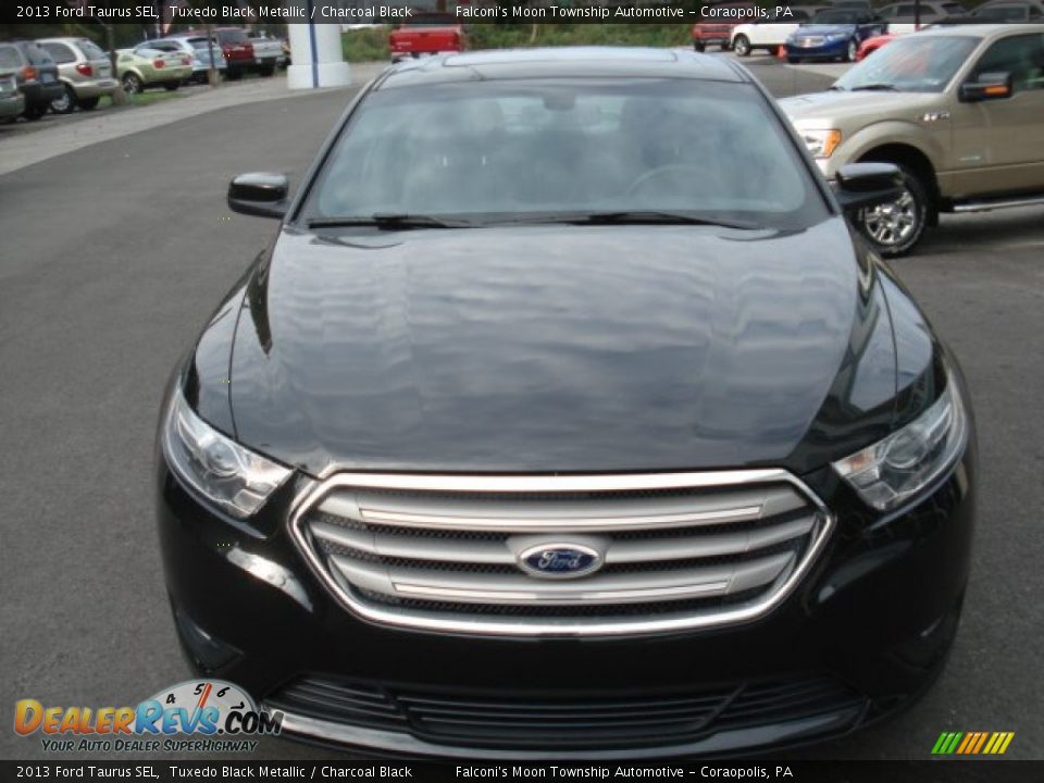 2013 Ford Taurus SEL Tuxedo Black Metallic / Charcoal Black Photo #3