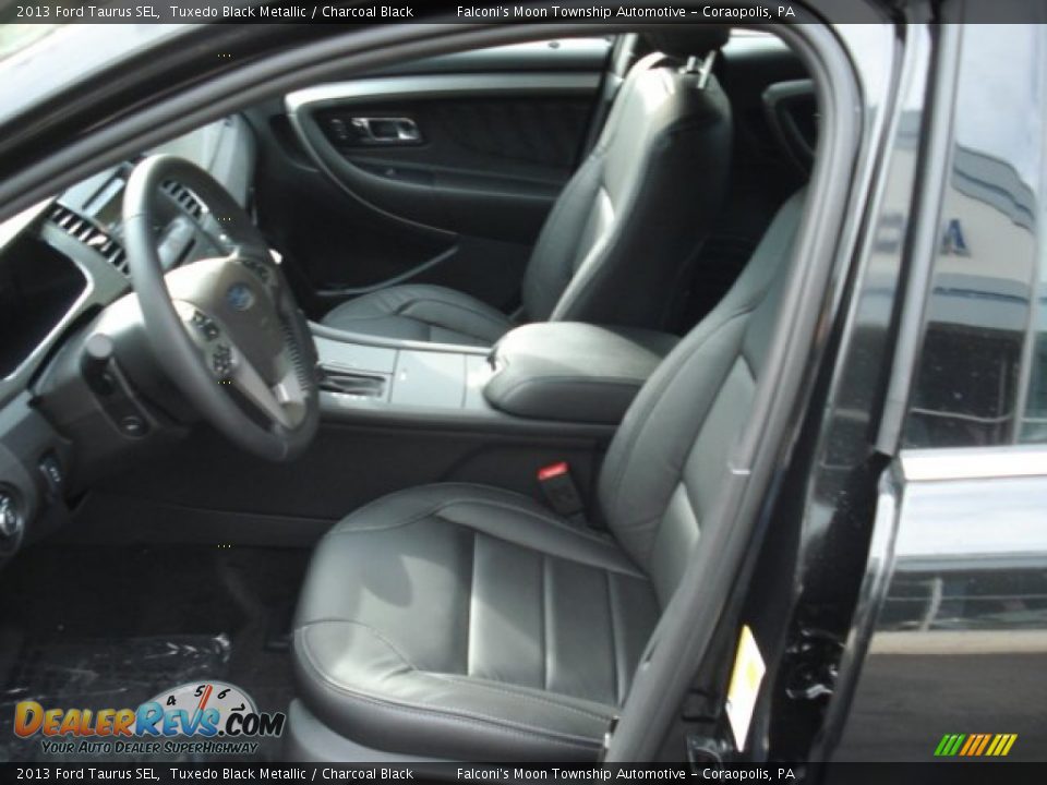 2013 Ford Taurus SEL Tuxedo Black Metallic / Charcoal Black Photo #11