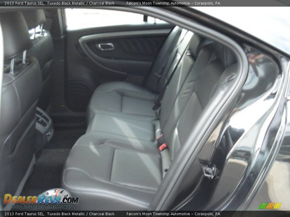 2013 Ford Taurus SEL Tuxedo Black Metallic / Charcoal Black Photo #13