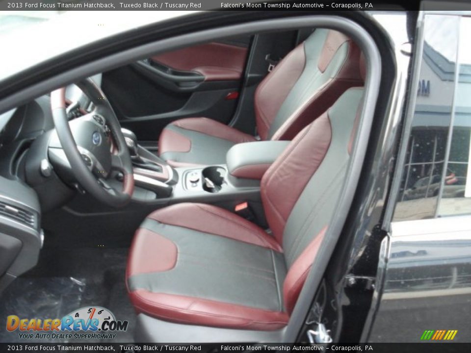 Tuscany Red Interior - 2013 Ford Focus Titanium Hatchback Photo #11