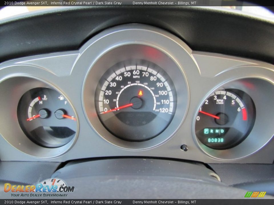 2010 Dodge Avenger SXT Inferno Red Crystal Pearl / Dark Slate Gray Photo #16