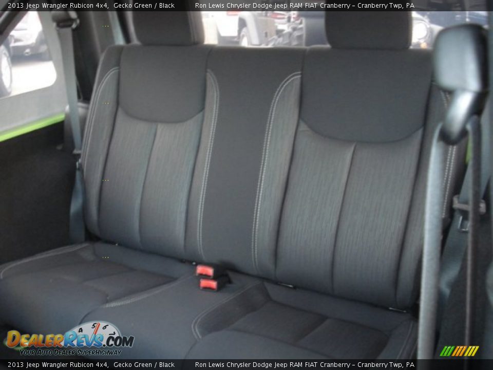 2013 Jeep Wrangler Rubicon 4x4 Gecko Green / Black Photo #13