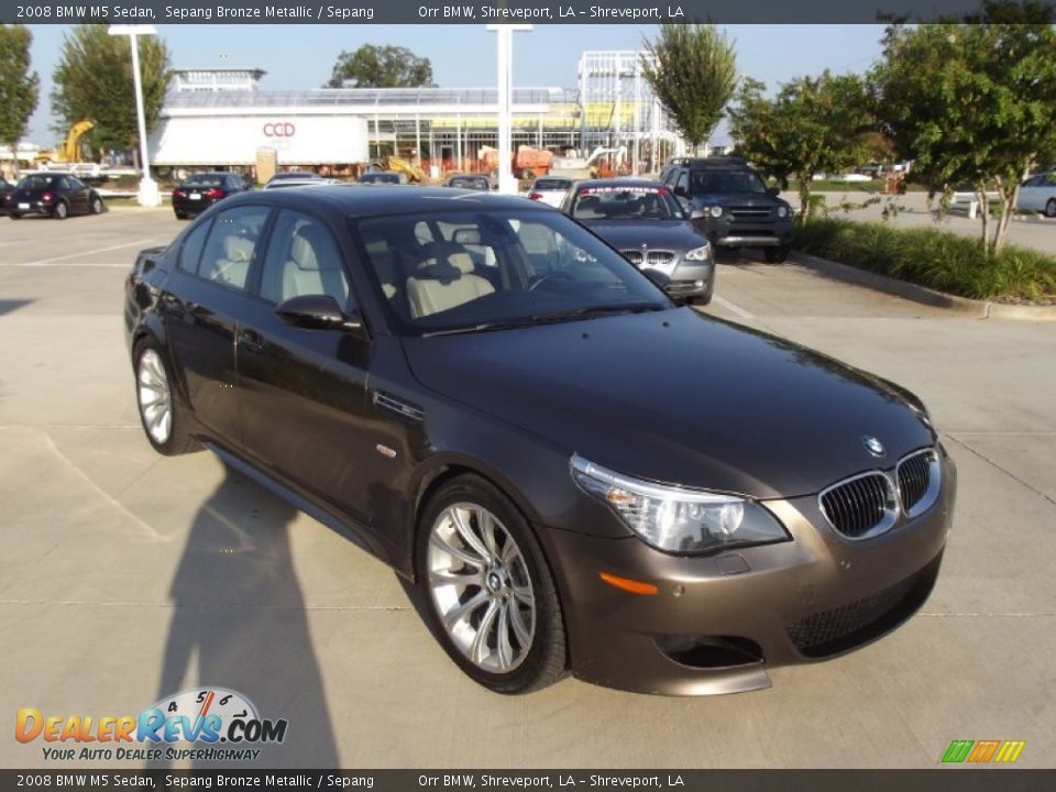 2008 BMW M5 Sedan Sepang Bronze Metallic / Sepang Photo #2