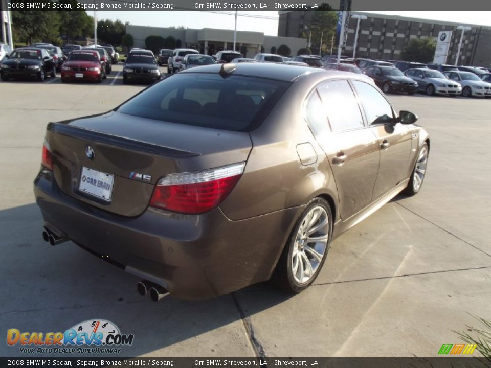 2008 BMW M5 Sedan Sepang Bronze Metallic / Sepang Photo #3