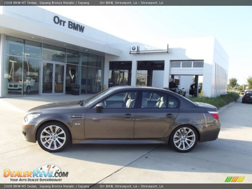 2008 BMW M5 Sedan Sepang Bronze Metallic / Sepang Photo #4