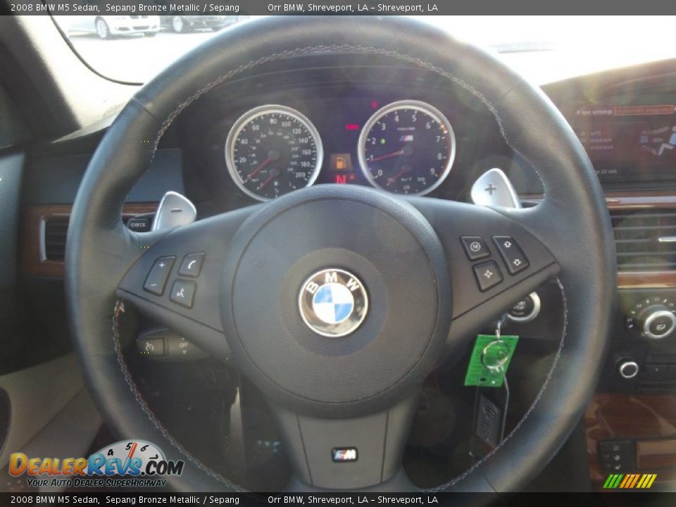 2008 BMW M5 Sedan Sepang Bronze Metallic / Sepang Photo #9