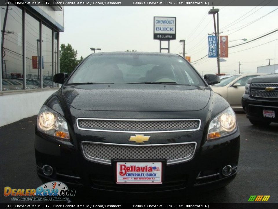 2012 Chevrolet Malibu LTZ Black Granite Metallic / Cocoa/Cashmere Photo #2