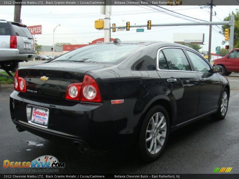 2012 Chevrolet Malibu LTZ Black Granite Metallic / Cocoa/Cashmere Photo #4