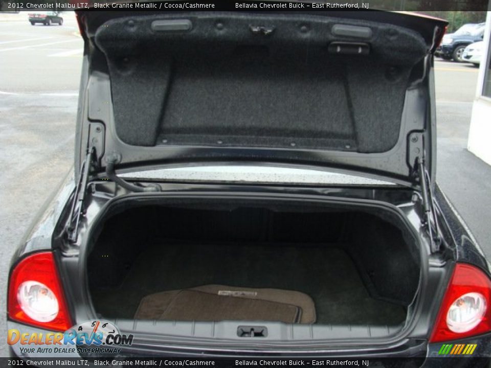 2012 Chevrolet Malibu LTZ Black Granite Metallic / Cocoa/Cashmere Photo #13