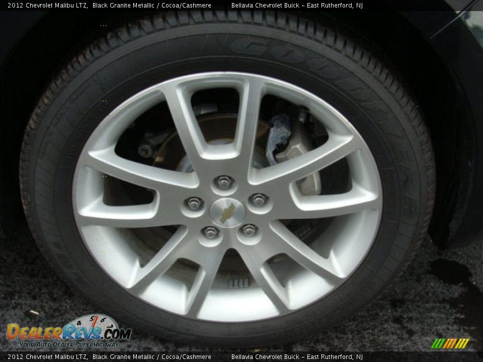 2012 Chevrolet Malibu LTZ Black Granite Metallic / Cocoa/Cashmere Photo #14