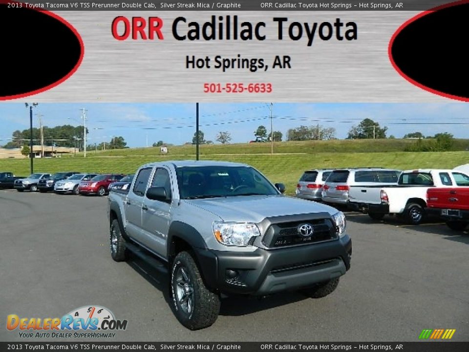 2013 Toyota Tacoma V6 TSS Prerunner Double Cab Silver Streak Mica / Graphite Photo #1