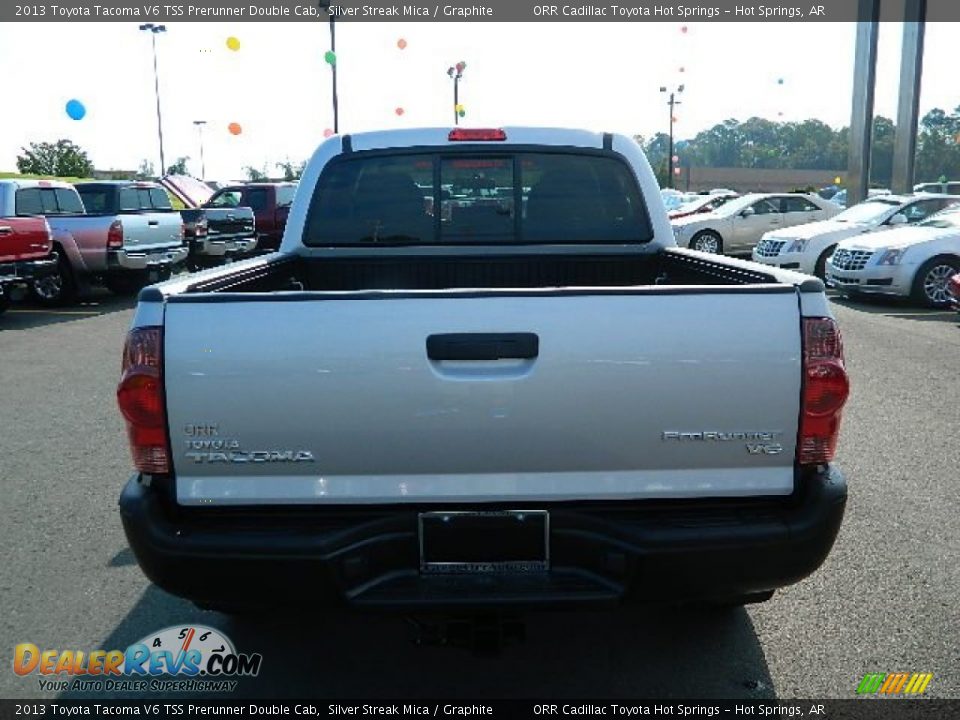 2013 Toyota Tacoma V6 TSS Prerunner Double Cab Silver Streak Mica / Graphite Photo #4