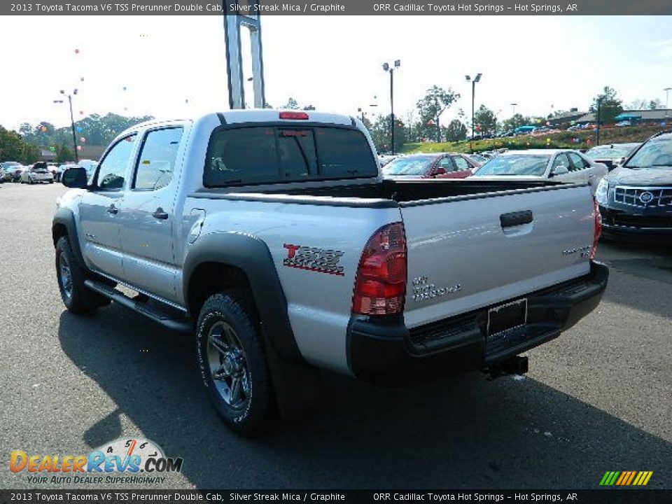 2013 Toyota Tacoma V6 TSS Prerunner Double Cab Silver Streak Mica / Graphite Photo #5