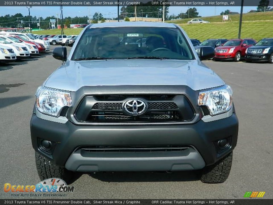 2013 Toyota Tacoma V6 TSS Prerunner Double Cab Silver Streak Mica / Graphite Photo #8