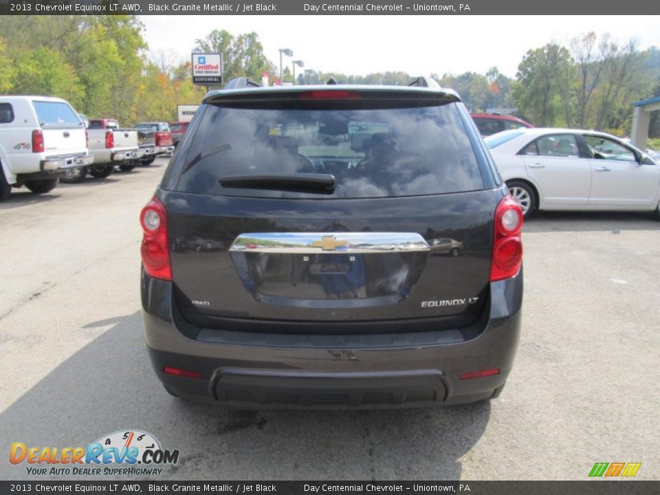 2013 Chevrolet Equinox LT AWD Black Granite Metallic / Jet Black Photo #4
