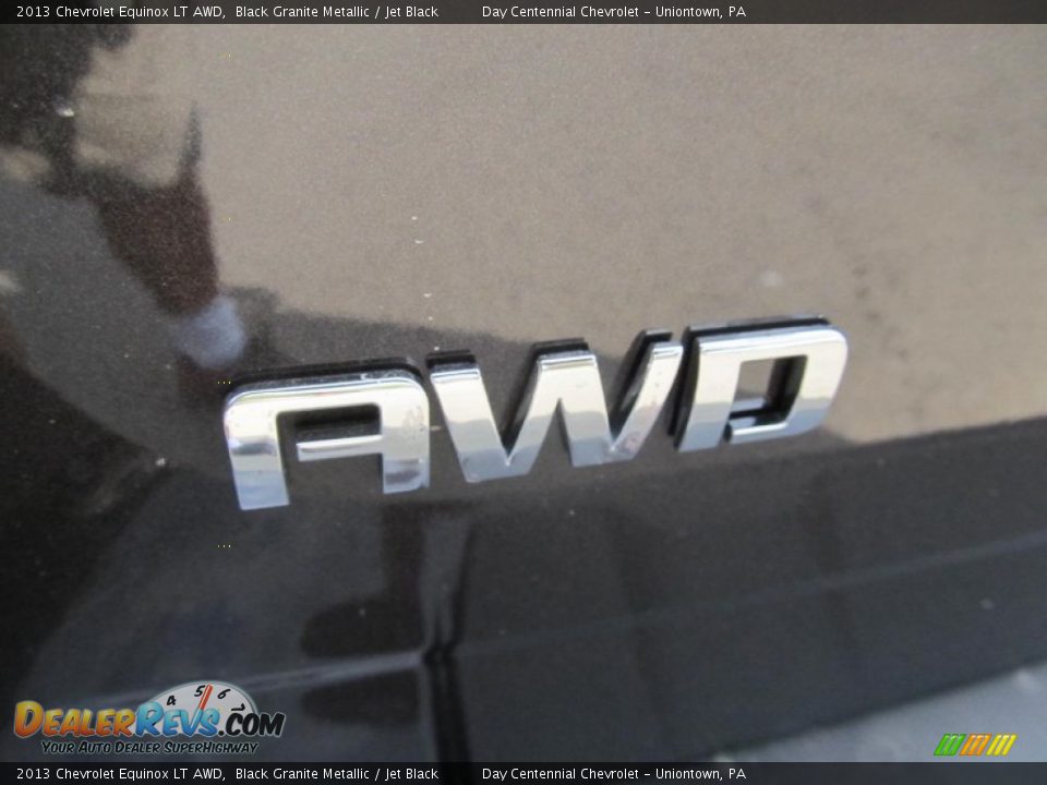 2013 Chevrolet Equinox LT AWD Black Granite Metallic / Jet Black Photo #5