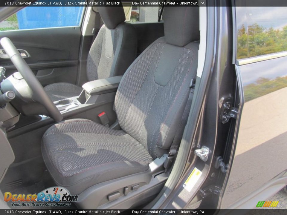 2013 Chevrolet Equinox LT AWD Black Granite Metallic / Jet Black Photo #12