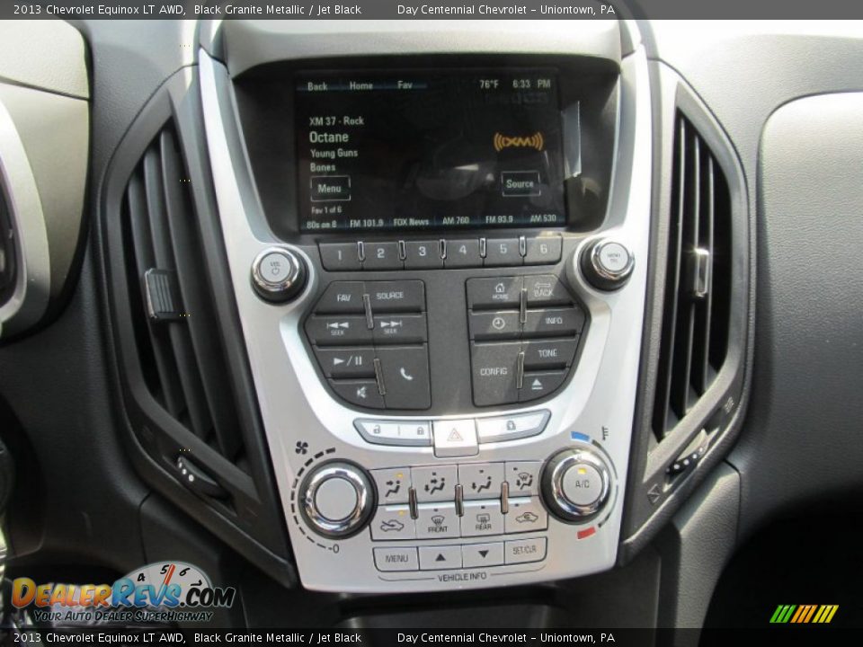 2013 Chevrolet Equinox LT AWD Black Granite Metallic / Jet Black Photo #16