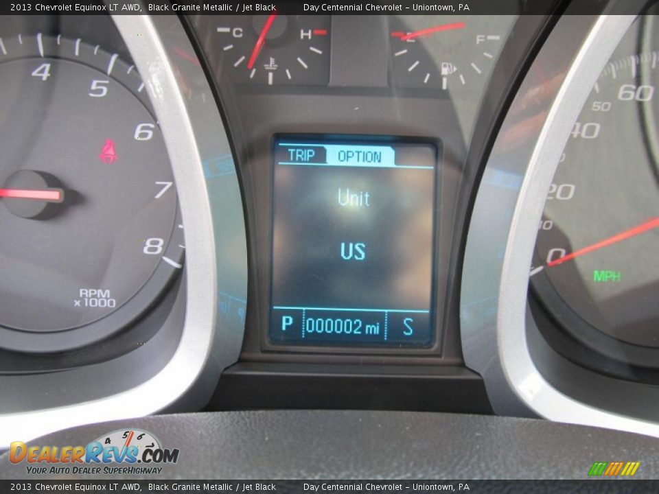 2013 Chevrolet Equinox LT AWD Black Granite Metallic / Jet Black Photo #20