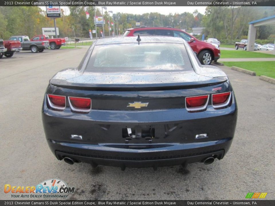 2013 Chevrolet Camaro SS Dusk Special Edition Coupe Blue Ray Metallic / Special Edition Dusk Mojave Photo #4