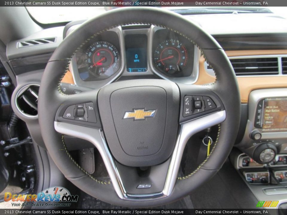 2013 Chevrolet Camaro SS Dusk Special Edition Coupe Steering Wheel Photo #15