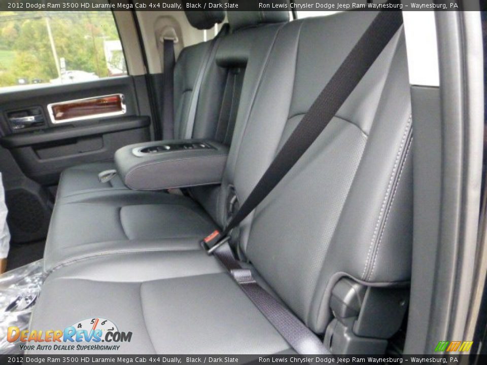 Dark Slate Interior - 2012 Dodge Ram 3500 HD Laramie Mega Cab 4x4 Dually Photo #11