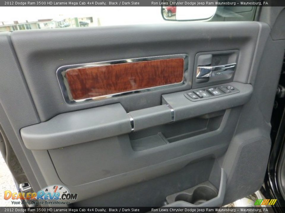 Door Panel of 2012 Dodge Ram 3500 HD Laramie Mega Cab 4x4 Dually Photo #13