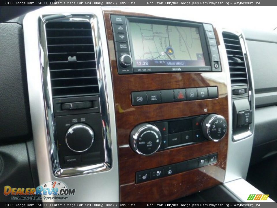 Controls of 2012 Dodge Ram 3500 HD Laramie Mega Cab 4x4 Dually Photo #17