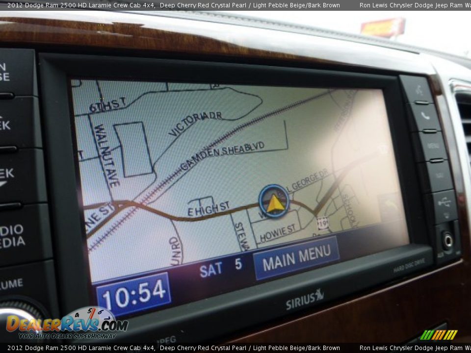 2012 Dodge Ram 2500 HD Laramie Crew Cab 4x4 Deep Cherry Red Crystal Pearl / Light Pebble Beige/Bark Brown Photo #16