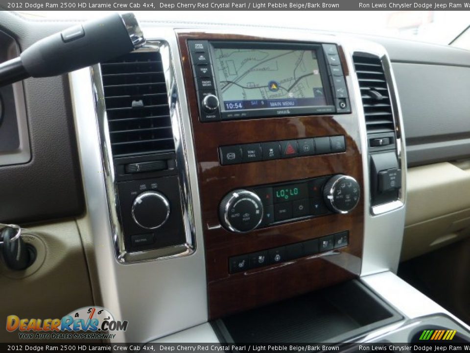 2012 Dodge Ram 2500 HD Laramie Crew Cab 4x4 Deep Cherry Red Crystal Pearl / Light Pebble Beige/Bark Brown Photo #17