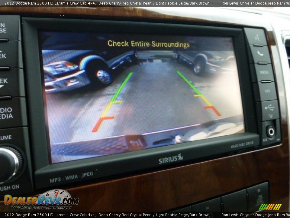 2012 Dodge Ram 2500 HD Laramie Crew Cab 4x4 Deep Cherry Red Crystal Pearl / Light Pebble Beige/Bark Brown Photo #19