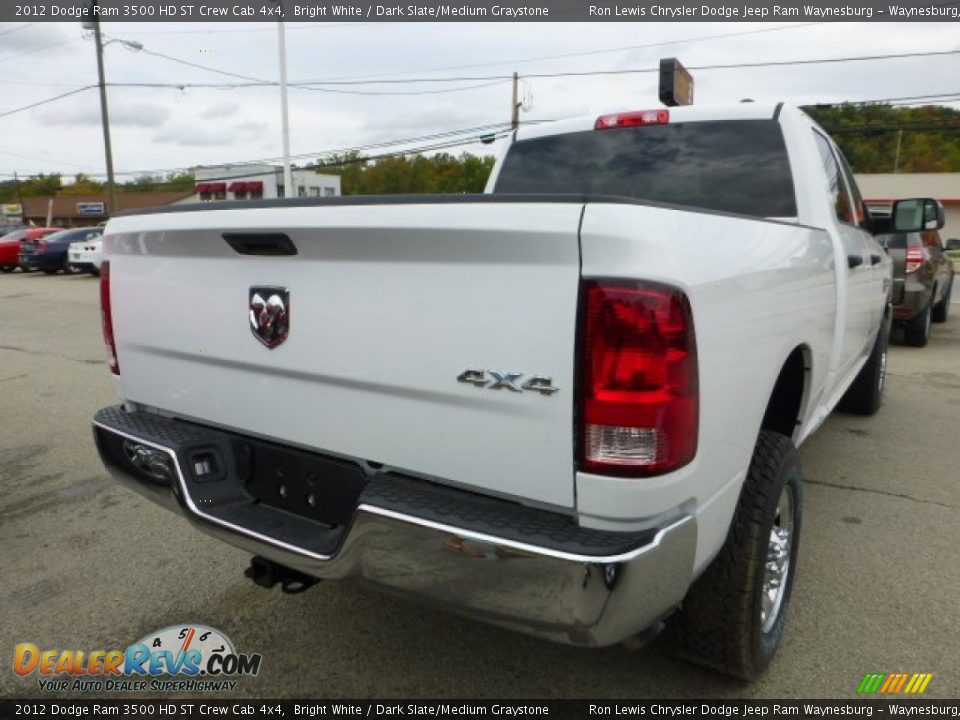 2012 Dodge Ram 3500 HD ST Crew Cab 4x4 Bright White / Dark Slate/Medium Graystone Photo #5