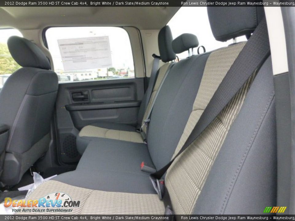 2012 Dodge Ram 3500 HD ST Crew Cab 4x4 Bright White / Dark Slate/Medium Graystone Photo #11
