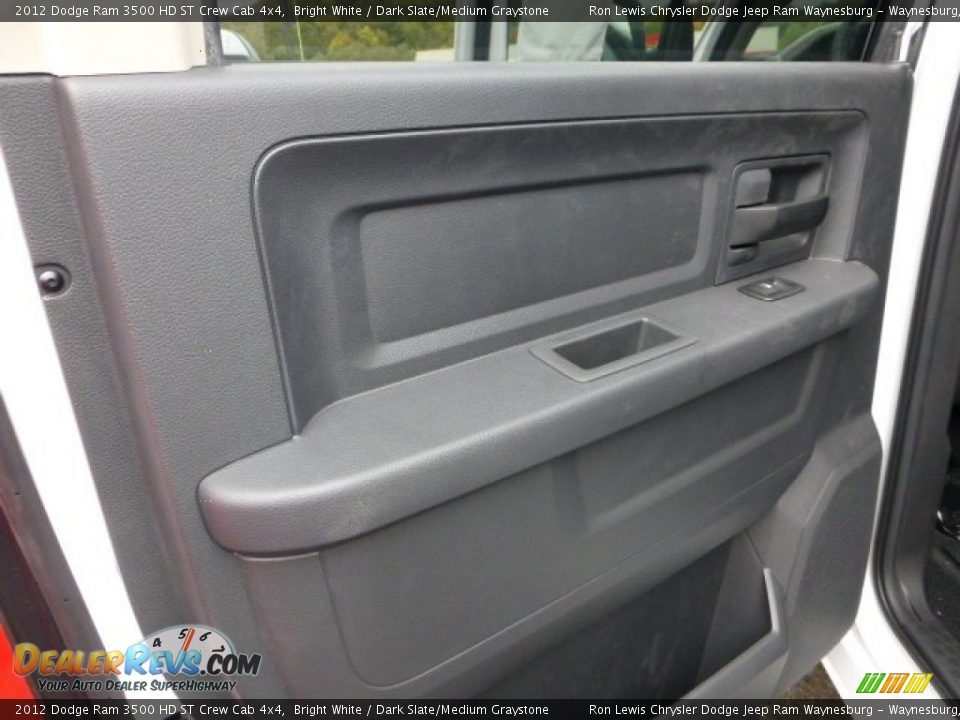 2012 Dodge Ram 3500 HD ST Crew Cab 4x4 Bright White / Dark Slate/Medium Graystone Photo #13