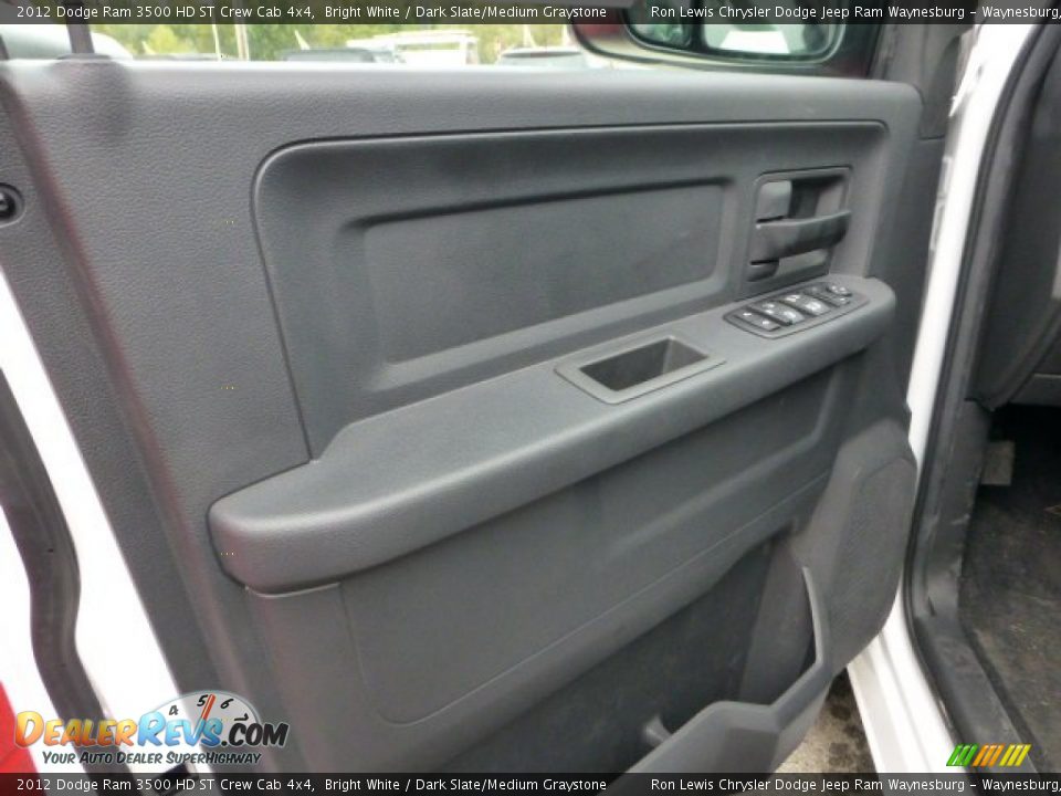 2012 Dodge Ram 3500 HD ST Crew Cab 4x4 Bright White / Dark Slate/Medium Graystone Photo #14